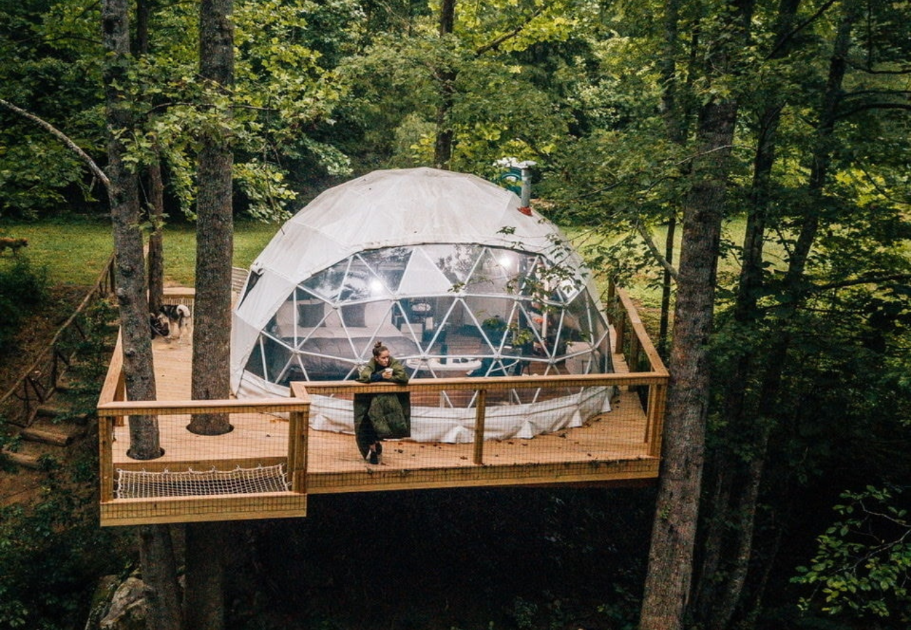 dream home - dream dome - dome tent - geodome - glamping dome tent 7