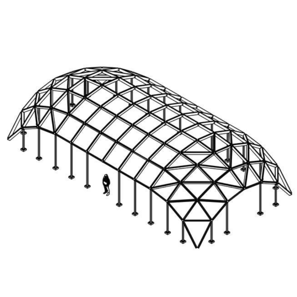 Geometric Sunshade Canopy - Creative Outdoor Space Decoration - all for commercial and comprehensive space - glassPVC (24)