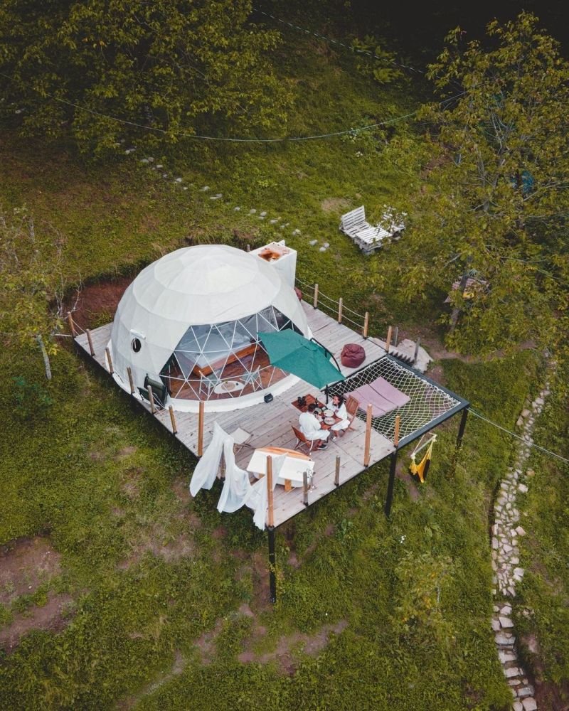 geodesic dome houses - 6m geodesic dome tent manufacturer, factory - glamping tent for sales - luxury tent price (2)