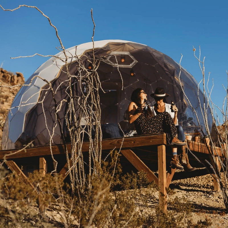 clear dome tent for glamping - dining igloo (2)