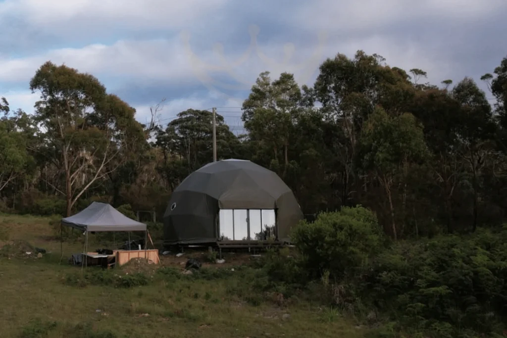 eco dome tent for glmaping resort - pvc glass geodesic dome tent for sales (2)