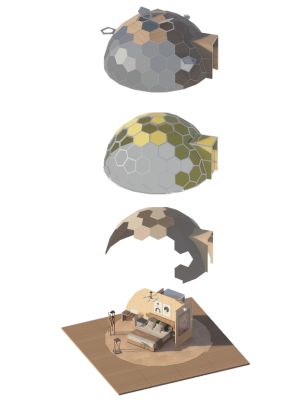 modular glamping tent for luxury resort - easy set up airbnb vocation home (1)